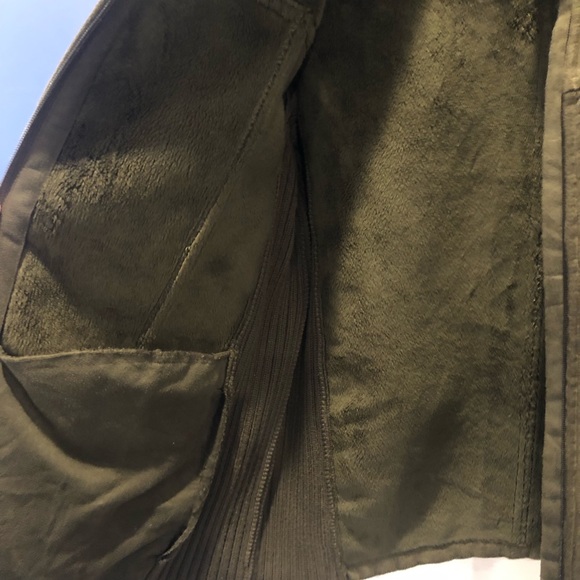 Lady Hathaway Green Faux Suede Jacket XL - Picture 7 of 14